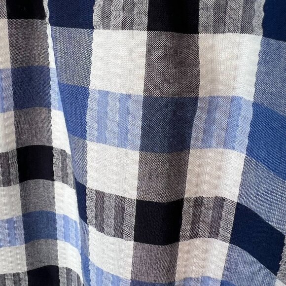 1901 Skirt Womens Size XS Blue Plaid A Line Preppy Academia Lined Knee Length - Picture 7 of 14